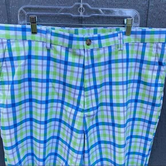 Izod Plaid Golf Shorts Perform X Men's 40 - Picture 5 of 7